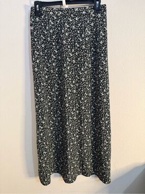 Vintage 90s Vintage Studio Ditsy Floral Maxi Skirt Medium Made in USA
